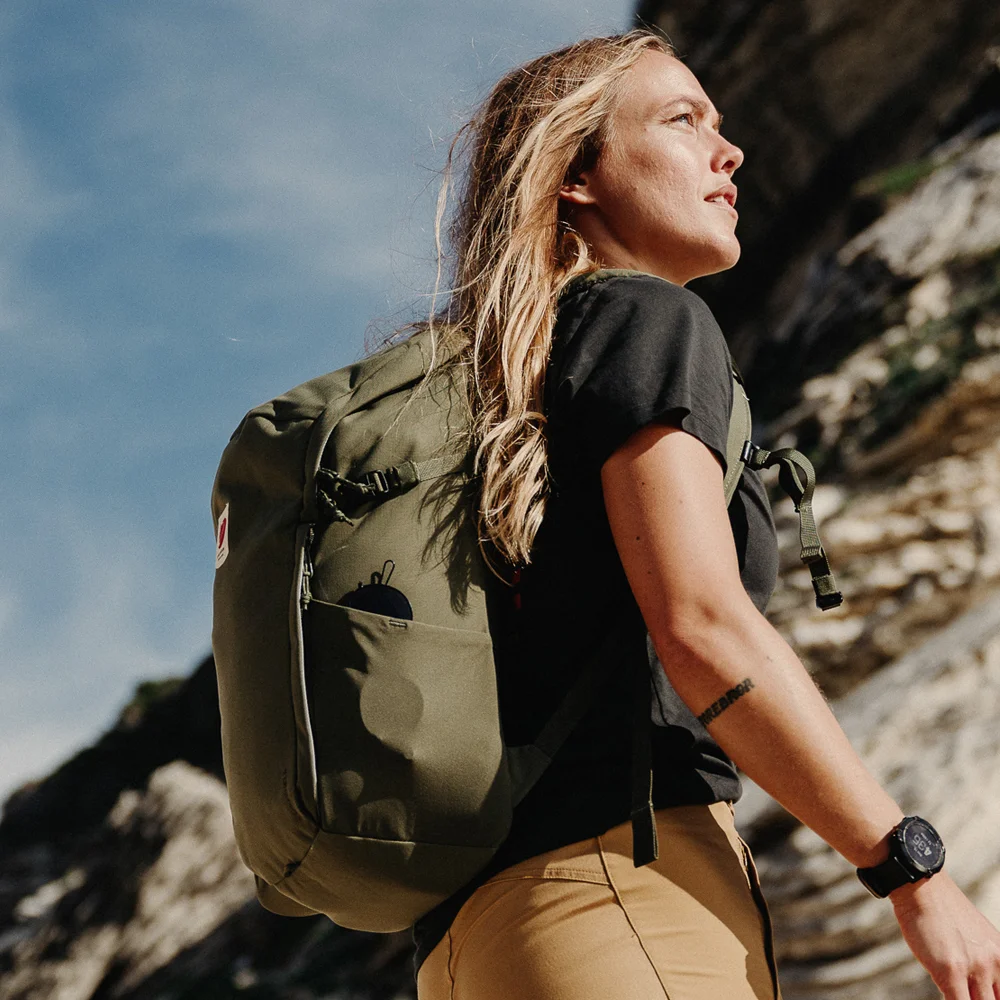Fjallraven Ulvo rugzak 15 inch green | 010957-Groen